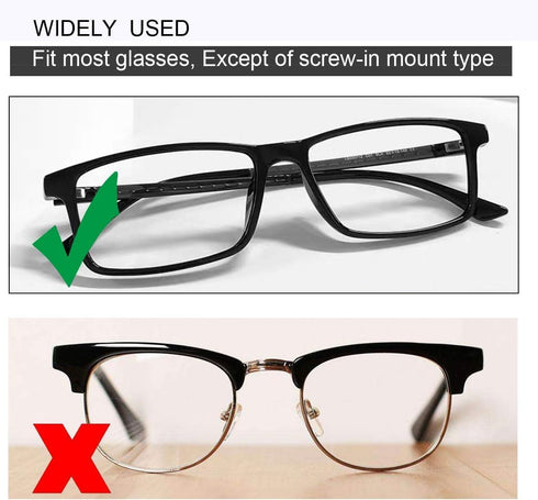 Eyeglass Nose Pads - Adhesive Anti-Slip Soft Silicone Nose Pad Cushion for Glasses, 12 Pairs, Clear