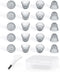 MicroEar Hearing Aid Domes - Double Layer Closed Type Power Dome for Resound