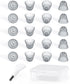 MicroEar Hearing Aid Domes - Double Layer Closed Type Power Dome for Resound