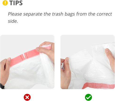 Ultra Thick 15 Gallon Drawstring Trash Bags, 108 Count Heavy Duty Large Plastic Garbage Bag for Home Office Lawn