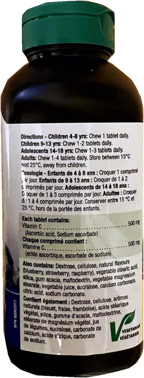 Vitamin C - Wild Blueberry - 500 Mg