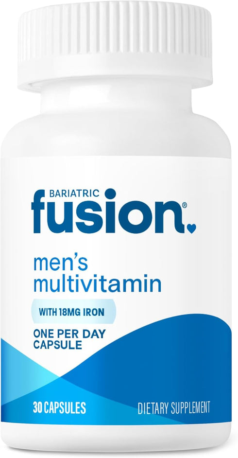 Bariatric Fusion One Per Day Bariatric Multivitamin with Iron for Men, 30 Capsules, 1 Month Supply
