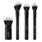 LORYP 4 Pcs Full Face Professional Makeup Brushes Set - Retractable Kabuki Airbrush for Powder and Cream
