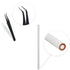 WOKOTO 6 Boxes Silver Hollow Nail Art Studs Set - 3D Flower Diamond Manicure Kit with Tweezers