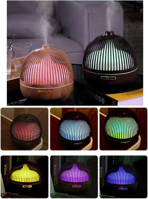 LEIYTFE Diffuser-7 Aromatherapy Humidifier Mini Essential Oil Diffuser,Super Quiet Cool Mist Air Humidifier,Personal