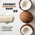 Coconut Dish Soap Bar, Organic, Pack of 3, 3.8 oz each, Skin-Safe, Non-Toxic, Sustainable Kitchen Soap