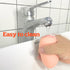 Lilecemie 3D Male Masturbator Egg, Portable Pleasure Pocket Pussy Stroker with Realistic Textured Vagina Ultra Soft