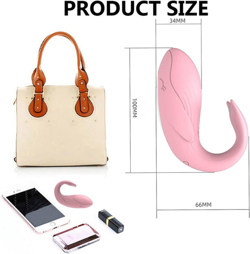 Labnique Pelvic Floor Trainer, Silicone, APP Long Distance Remote Control, Waterproof, for Tightening and Bladder