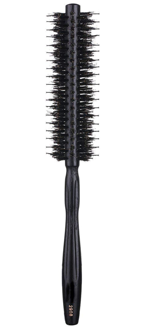 PERFEHAIR Round Brush with Natural Boar and Nylon Bristles, Small Volumizing Hair Brush, 1.5 Inch Diameter