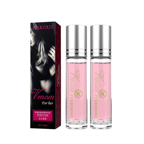 Women Pheromone Perfume Oil - Long-lasting Roll-on Fragrance to Attract Men (Pack of 2)