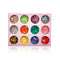 YesLady Nail Art Charms - Sequin Heart Shape Glitter Slime Flakes, 12 Colors