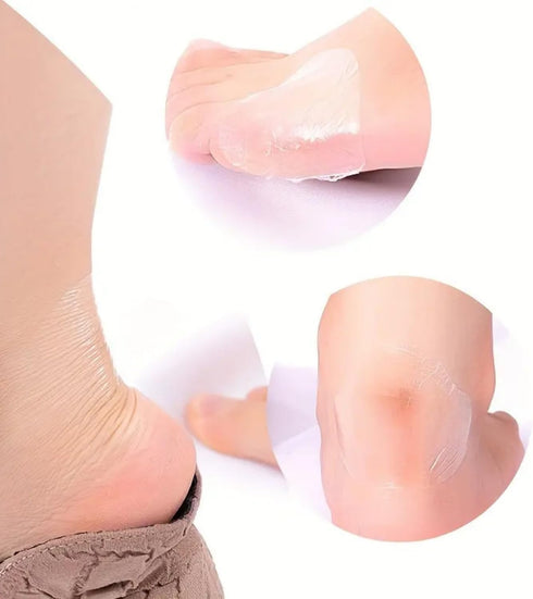 N-KONGJIAN 60 PCS Self Adhesive Invisible Heel Anti-Wear Sticker, Waterproof Foot Care Heel Protection Pad, Transparent