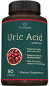 Sunergetic Premium Uric Acid Support Supplement with Tart Cherry, Chanca Piedra, Celery Extract & Turmeric - 60 Capsules