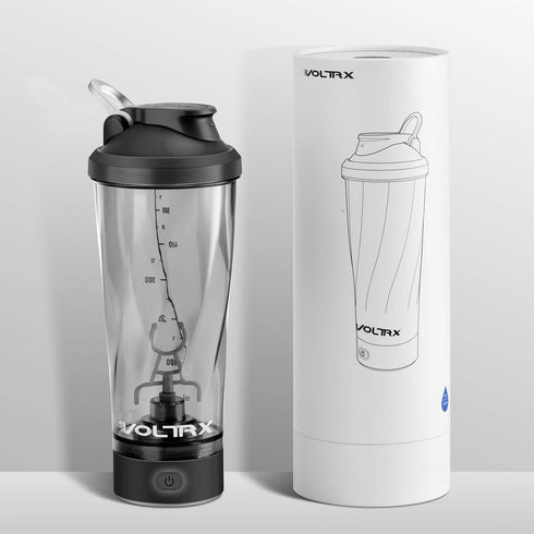 VOLTRX Premium Electric Protein Shaker Bottle, Made with Tritan - BPA Free - 30 oz Vortex Portable Mixer Cup