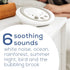 WN50 Beurer White Noise Machine, Sound Asleep for Home, Office, Baby Non-Looping Soothing for Relaxation & Portable