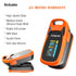 Fingertip Pulse Oximeter with Plethysmograph, Large OLED Digital Display Blood Oxygen Saturation Monitor (Red-Orange)