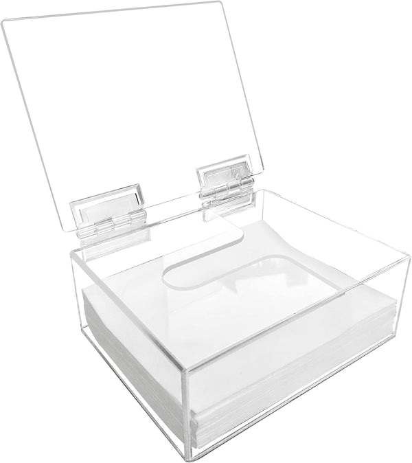 Laundry Detergent Sheets Dispenser, Clear Acrylic Organizer with Lid for Laundry Room