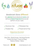 nfuse Natural Magnesium Roll-on Deodorant, Patented Delivery Technology, Fragrance Free, Unscented Calm