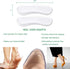 Heel Cushion Inserts, Nonslip Self-Adhesive Silicone Shoe Insoles for Women, Pads, Liners, Protectors for High Heels