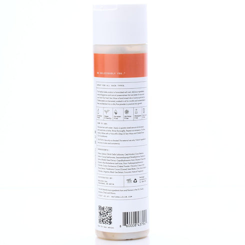 NaturAll Sea Moss Wash & Go Hair Growth Shampoo, 8.5 Oz - Paraben-Free, Sulfate-Free, Anti Frizz, Volumizing for All