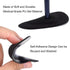 Dr. Foot's Arch Support Insoles for Flat Feet, Plantar Fasciitis Relief for Women and Men (Black)