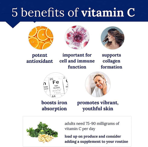 The Vitamin Shoppe Vitamin C Powder, 1,000MG, Antioxidant for Immune and Cardiovascular Health, 8 Ounces