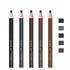 5pcs Microblading Pencil Set in 5 Colors - Waterproof Eyebrow Peel-off Pencil for Marking, Filling, Outlining