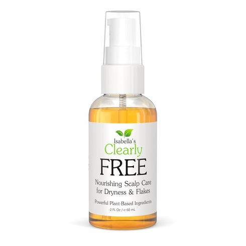 Isabella's Clearly Free Anti Dandruff Oil | Itch Relief for Dry Itchy Scalp, Made in USA