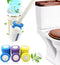 Disposable Toilet Bowl Brush Set, Toilet Cleaner Wand with Long Handle, Wall Mounted Cleaning System for Bathroom (1