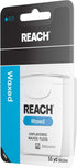 Reach Unflavored Waxed Dental Floss for Oral Care & Plaque Removal, 55 yds (Pack of 6)