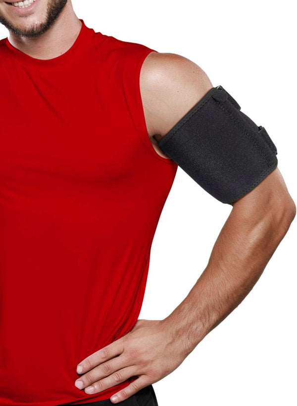 ARMSTRONG AMERICA Bicep Tendonitis Brace, Upper Arm Compression Sleeve for Tendonitis Pain Relief or Bicep Strains