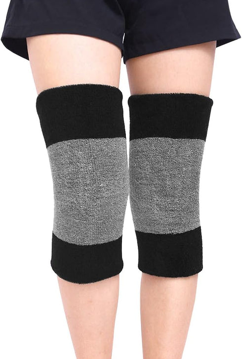 Women's and Men's Winter Knee Brace Warmer Sleeve, Elastic Cotton Support for Joint Arthritis Pain Relief