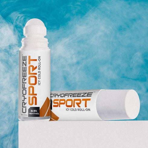 OMAX CryoFreeze Menthol Roll On for Arthritis, Back, Muscle & Joint Pain Relief Made in USA (3 fl oz)