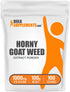 BulkSupplements.com Horny Goat Weed Extract - Gluten Free Herbal Supplement, 1000mg per Serving