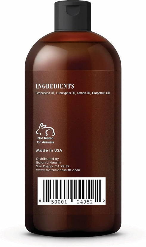 Botanic Hearth Anti Cellulite Massage Oil, Firming Oil for Thighs and Butt, 8 Fl Oz