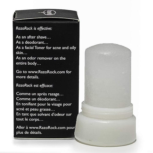 RazoRock Alum Stick, 60 g, After Shave Stick, Natural Healing and Toning for Razor Cuts