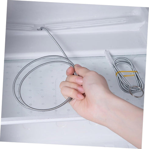 Drain Clog Remover Set, Refrigerator Drain Hole Unclogger Tool for Home Cleaning and Water Drainage