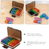 NUSITOU 7-Day Weekly Pill Organizer Portable Medicine Storage Case with Multi-Grid Compartments, Compact Travel Pill