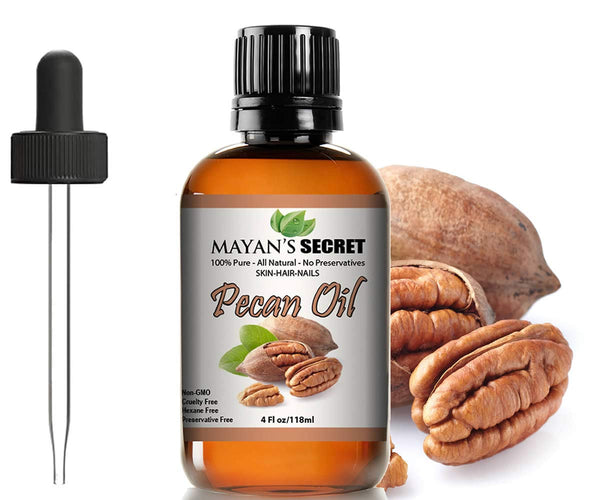 Mayan's Secret Pecan Oil for Skin Tightening, Wrinkles Prevention, Rejuvenate Skin Cells
