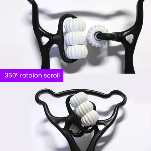 Rejopes Neck Massager - Premium Deep Tissue Relief for Neck, Back, Shoulders, and Legs - Black