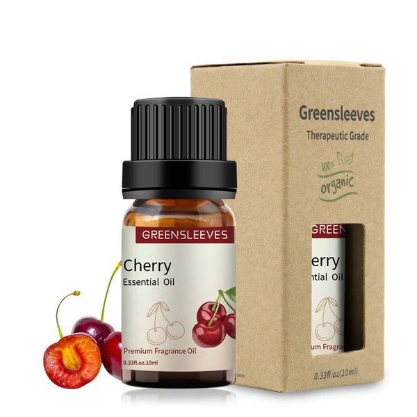 GREENSLEEVES Cherry Essential Oil 10ml - Fragrance Oil for Diffuser