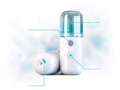 Nano Mister Sanitizer Spray Disinfectant Mist Machine for Home, Office, Car, Hotel (White)