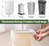 Jaoul Garbage Bags, 13 Gallon Tall Kitchen, Extra Strong, 0.97 Mil Thicken, Unscented (White, 100 Counts)