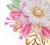 MIAO WU Japanese Hair Clip, Cherry Blossom HairPin, Kimono Flower Hair Accessories for Women (Light Pink)