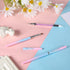 3pcs Nail Art Clean Up Brushes, Round & Angled Head Silicone Nail Art Tools for Painting Design Polish Cleaning