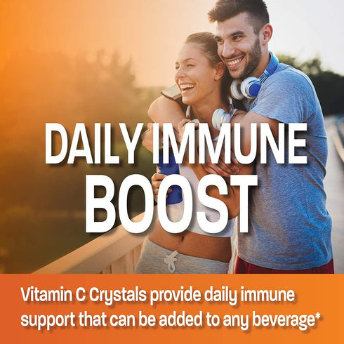 Vitamin C Powder Pure Ascorbic Acid, 1 Pound | Non-GMO Crystals for Healthy Immune System and Cell Protection