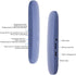 Yunir 30 60 Pillow Speaker for Sleeping, Mini Bone Conduction Portable Sleep Aid with HiFi Stereo Sound, Bluetooth