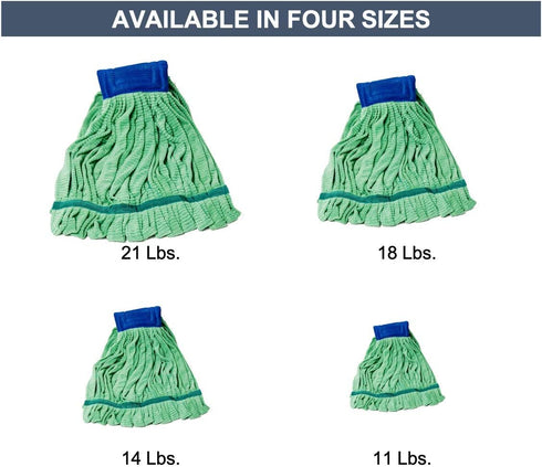 Arkwright Tube Mop Head, Super Absorbent Lint Free Floor Replacement, Heavy Duty for Home, Commercial, Industrial
