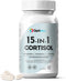 Optiwav Cortisol Detox Supplement for Women Men - Control & Lowering High Cortisol