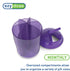 EZY DOSE 30-Day Vitamin Organizer, 6 Large Compartments, Easy to Use, Color May Vary, BPA Free